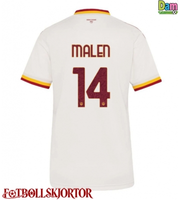 AS Roma Donyell Malen #14 Bortatröja Dam 2026-27 Kortärmad